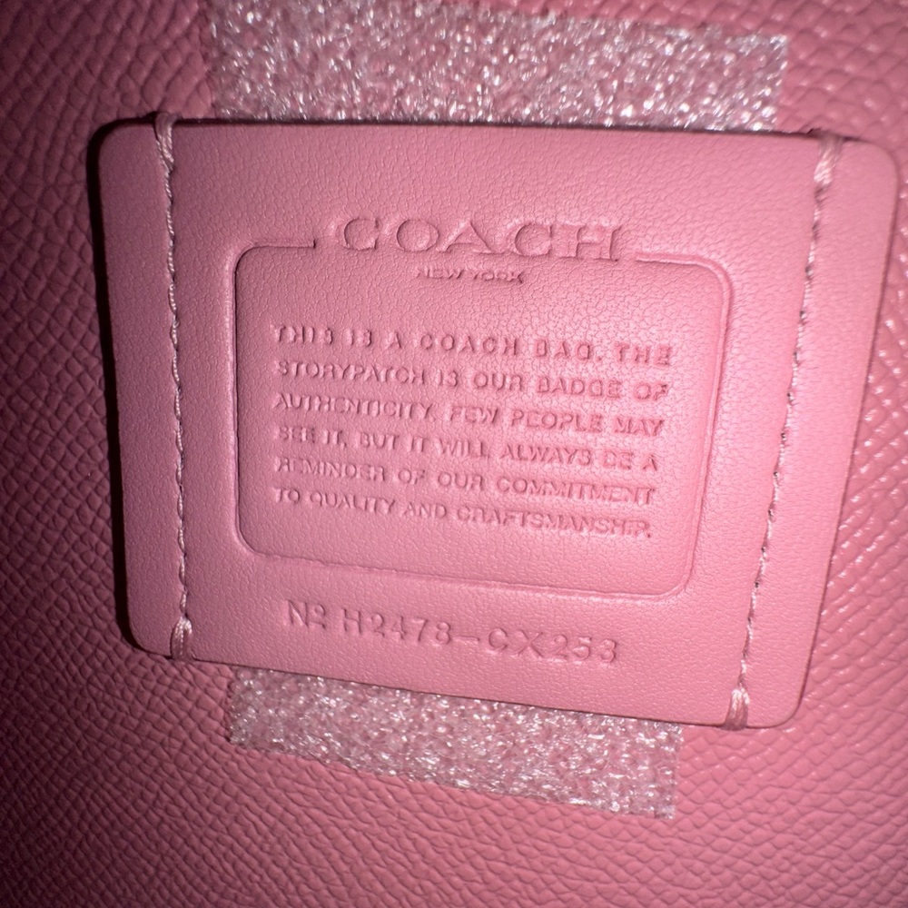 COACH Metallic Pink Mollie Tote Bag 25 - Picture 8 of 8